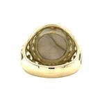 Gouden vintage ring met labradoriet 14 krt, Ophalen of Verzenden, Nieuw