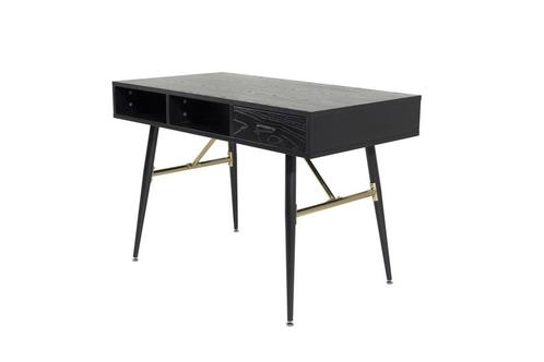 Bureau - Gilmo - Zwart - Jörn, Huis en Inrichting, Bureaus, Nieuw, Verzenden