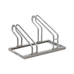 Fietsenrek 2 Fietsen Zilver - BRASQ, Nieuw