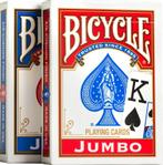 Bicycle Pokerkaarten - Rider Back Jumbo 2-pack | Bicycle -, Nieuw, Verzenden