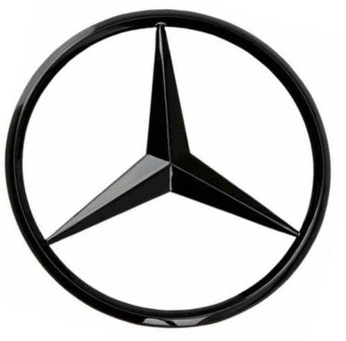 ORIGINAL MERCEDES EMBLEM MATT LACKIERT PASST FÜR GCP GRILLS, Auto-onderdelen, Carrosserie en Plaatwerk, Nieuw, Ophalen of Verzenden