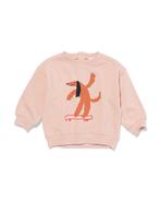 HEMA Babysweater hond oudroze, Kinderen en Baby's, Verzenden, Nieuw