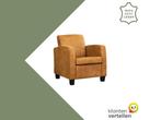 Leren fauteuil Joy, Huis en Inrichting, Fauteuils, Nieuw, Ophalen of Verzenden, Eigentijds, Klassiek, Modern, 50 tot 75 cm