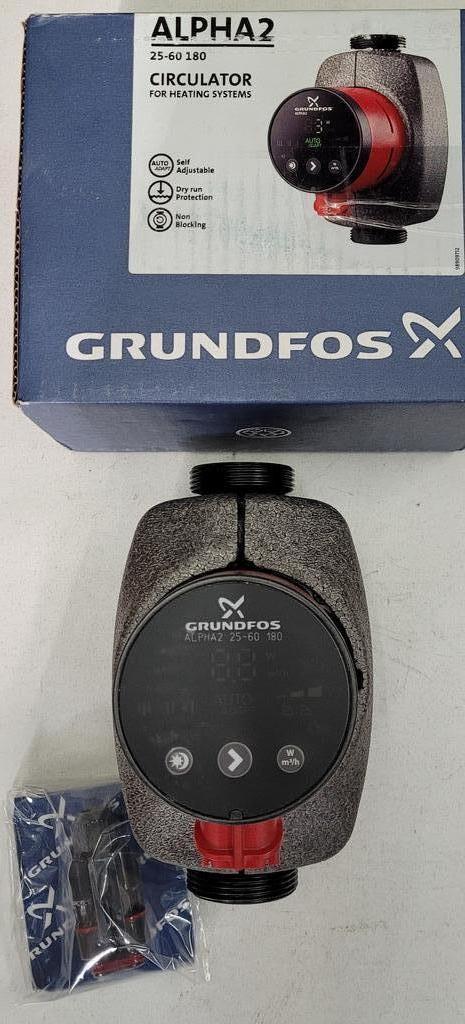 GRUNDFOS POMP ALPHA2 25-60-180 NIEUW  99411175, Doe-het-zelf en Verbouw, Verwarming en Radiatoren, Nieuw, Ophalen of Verzenden