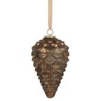 decoratie dennenappel antiek bruin 26cm, Verzenden, Nieuw