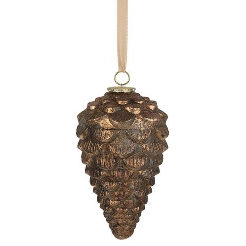 decoratie dennenappel antiek bruin 26cm, Huis en Inrichting, Woonaccessoires | Overige, Verzenden