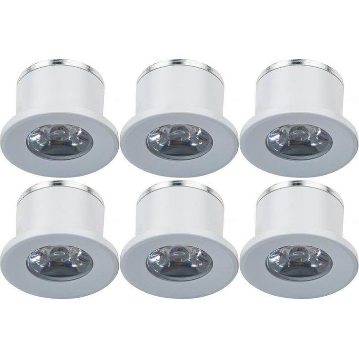 Voordeelpak LED Veranda Spot Verlichting 6 Pack - Velvalux -, Huis en Inrichting, Lampen | Spots, Plafondspot of Wandspot, Nieuw