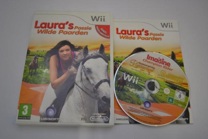 Lauras passie - wilde paarden (Wii HOL), Spelcomputers en Games, Games | Nintendo Wii, Zo goed als nieuw, Verzenden