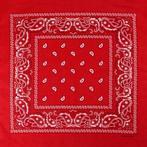 Haarband Bandana Zakdoek Paisley Rood, Nieuw, Verzenden