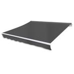 vidaXL Luifel handmatig uittrekbaar 300 cm antraciet, Tuin en Terras, Zonneschermen, Verzenden, Nieuw
