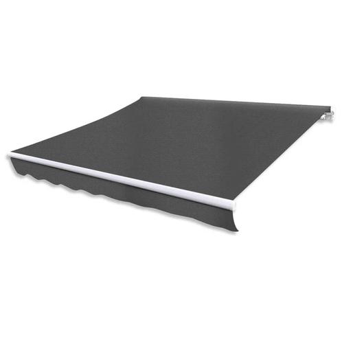 vidaXL Luifel handmatig uittrekbaar 300 cm antraciet, Tuin en Terras, Zonneschermen, Nieuw, Verzenden