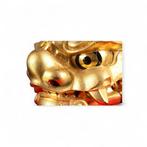 Magnifiek handgesneden gouden leeuwenbeeld – een meesterwerk, Antiek en Kunst
