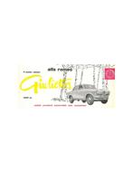 1957 ALFA ROMEO GIULIETTA SEDAN BROCHURE ENGELS, Nieuw, Alfa Romeo, Author