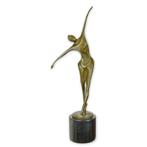 A MODERNIST BRONZE SCULPTURE OF A DANCING MAN (Interieur), Antiek en Kunst, Verzenden