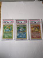 Pokémon - 3 Graded card - Venusaur, Blastoise, Charizard, Nieuw