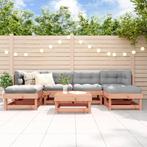 vidaXL 7-delige Loungeset massief douglashout, Tuin en Terras, Verzenden, Nieuw, 7 zitplaatsen, Loungeset