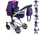 Bayer Design - Combi Poppenwagen Neo Vario - Blauw met, Verzenden, Zo goed als nieuw