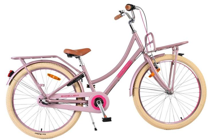 Volare Excellent Kinderfiets - Meisjes - 24 inch - Mat Roze, Fietsen en Brommers, Fietsen | Meisjes, 24 inch, Nieuw, Verzenden