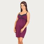Lupoline Zwangerschapsjurk / Voedingsjurk Dark Purple, Nieuw