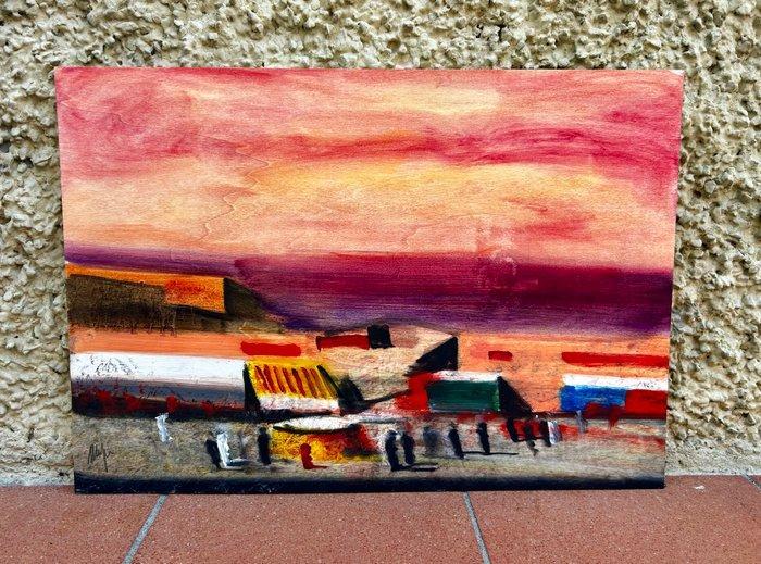 Salvatore Magazzini (1955) - Marrakech, Antiek en Kunst, Kunst | Schilderijen | Modern
