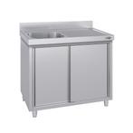 GGM Gastro | Spoelbakkast ECO - 1200x600mm - met 1 spoelbak, Zakelijke goederen, Horeca | Keukenapparatuur, Verzenden, Nieuw in verpakking