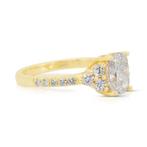 Ring - 18 karaat Geel goud - 2.06ct. tw. Diamant, Nieuw