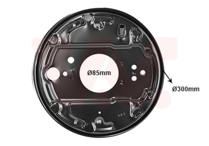 REMSCHIJF BESCHERMER VOOR VW TRANSPORTER T3 1979-1992, Auto-onderdelen, Remmen en Aandrijving, Nieuw, Ophalen of Verzenden