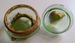 Kist - Glas, Verguld messing, Antiek en Kunst