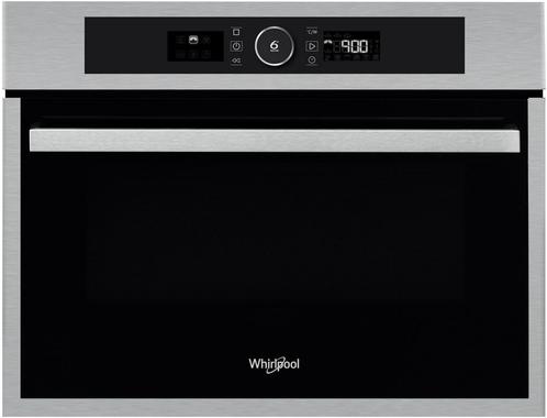 Whirlpool AMW9607/IX inbouw combi-magnetron - rvs, Witgoed en Apparatuur, Magnetrons, Inbouw, Combimagnetron, Nieuw, Draaiplateau