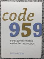 Code 959 (Pieter de Vries), Boeken, Gelezen, Pieter de Vries, Persoonlijkheidsleer, Verzenden