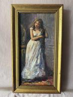 Italiaanse school (XX) - Ritratto di donna, Antiek en Kunst, Kunst | Schilderijen | Klassiek