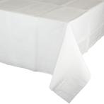 Wit Tafelkleed Plastic 2,74m, Verzenden, Nieuw