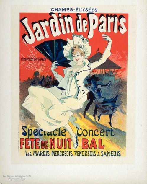 Jules Chéret (1836-1932) - Les Maîtres de lAffiche : Jardin, Antiek en Kunst, Kunst | Designobjecten