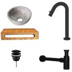 Sani Royal Tundra Grey Marmer Fonteinkom met, Tuin en Terras, Nieuw