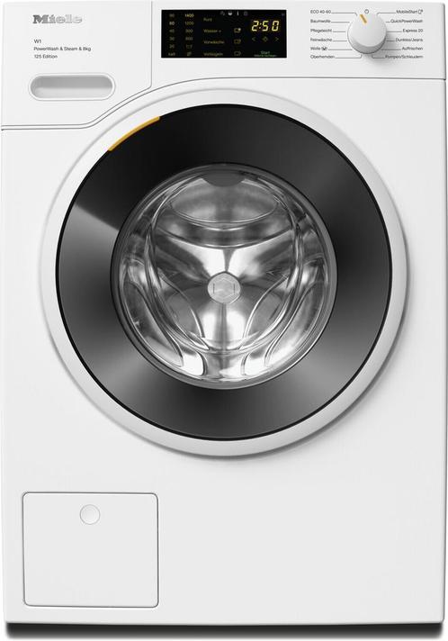 Miele Wwb 380 Wps Vrijstaande Wasmachine Powerwash 8kg 1400t, Witgoed en Apparatuur, Wasmachines, Nieuw, Voorlader, 85 tot 90 cm