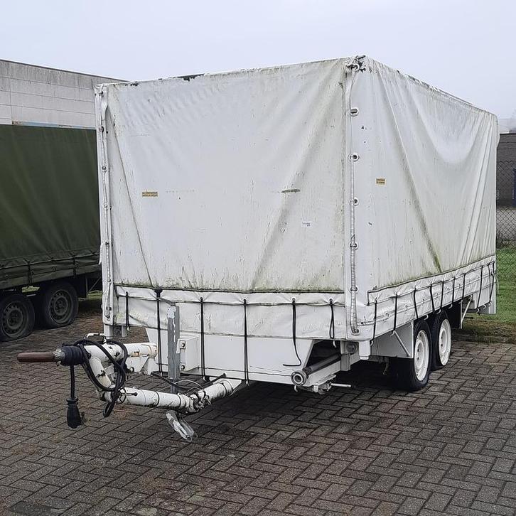 Huifaanhanger met diverse apparatuur, Auto diversen, Aanhangers en Bagagewagens