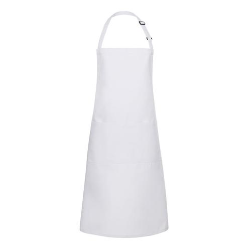 GGM Gastro | KARLOWSKY | Slabbenschort met zak Basic - Wit |, Huis en Inrichting, Keuken | Textiel, Wit, Nieuw, Schort, Verzenden