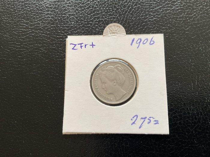 Nederland. Wilhelmina. 1/2 Gulden 1906 (Zonder minimumprijs), Postzegels en Munten, Munten | Nederland