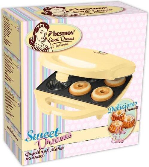 Bestron Cake Maker in tulbandvorm, wafelijzer, Witgoed en Apparatuur, Wafelijzers, Nieuw, Verzenden