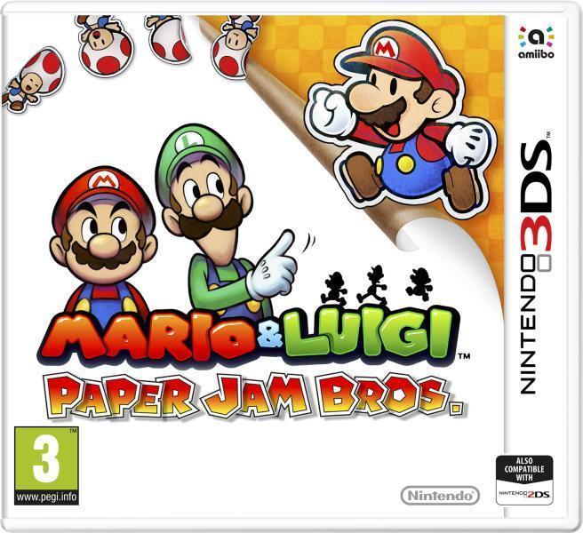 Mario & Luigi: Paper Jam Bros 3DS Garantie & snel in huis!, Spelcomputers en Games, Games | Nintendo 2DS en 3DS, Zo goed als nieuw