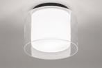 Rietveld Plafondlampen - Wit, Zwart - Glas, Verzenden, Nieuw