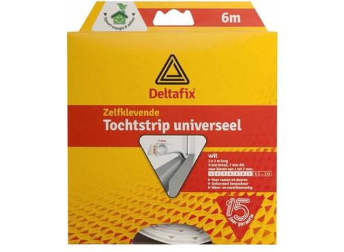 Deltafix Tochtstrip O-profiel - 2 x 3 meter - Siliconen -, Doe-het-zelf en Verbouw, Overige Doe-het-zelf en Verbouw, Nieuw, Verzenden
