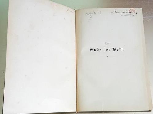 Camille Flammarion - Das Ende der Welt - 1895, Antiek en Kunst, Antiek | Boeken en Bijbels