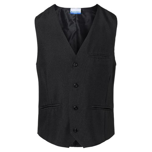 GGM Gastro | KARLOWSKY | Heren Vest Basic - Zwart - maat: M, Kleding | Heren, Truien en Vesten, Zwart, Maat 48/50 (M), Nieuw, Verzenden