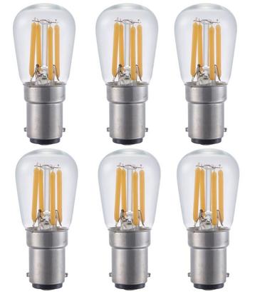 6 stuks SPL LED Schakelbordlamp Ba15d 230V 3W 210lm 2500K... beschikbaar voor biedingen