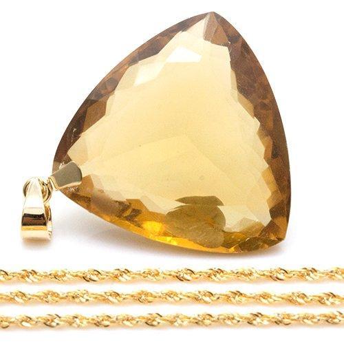 Zonder Minimumprijs - Ketting met hanger - 18 karaat Geel, Sieraden, Tassen en Uiterlijk, Antieke sieraden