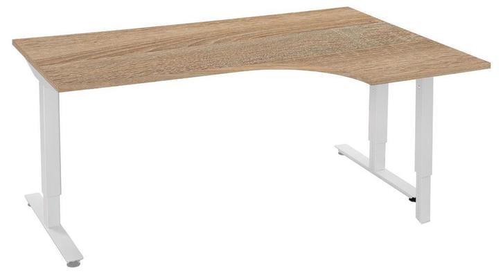 Instelbaar Bureau - Eiken Bureaublad - 180 x 120 cm, Huis en Inrichting, Bureaus, Bureau, Nieuw, In hoogte verstelbaar, Verzenden