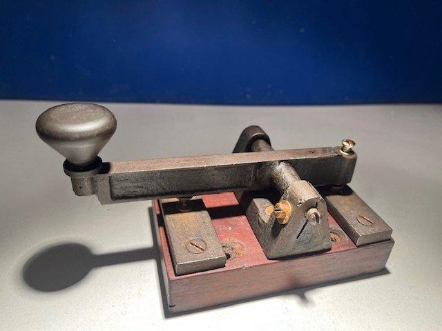 Morse telegraaf ontvanger - Gietijzer en andere materialen., Antiek en Kunst, Curiosa en Brocante