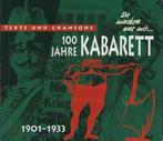 cd digi - Various - 100 Jahre Kabarett - 1901-1933, Zo goed als nieuw, Verzenden