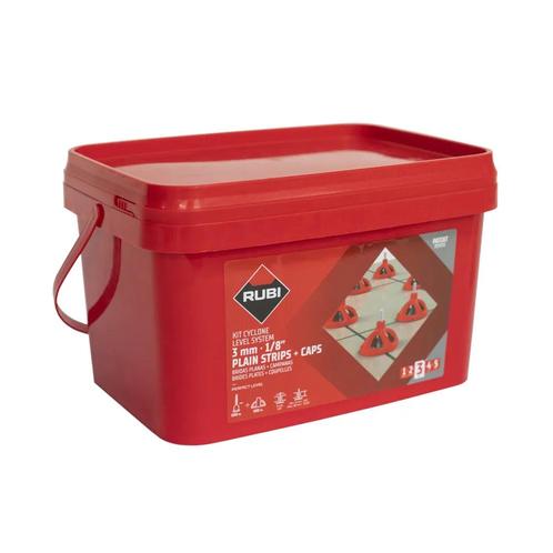 Rubi Kit Cyclone - 3mm - 300 strips + 100 kapjes, Doe-het-zelf en Verbouw, Tegels, Ophalen of Verzenden